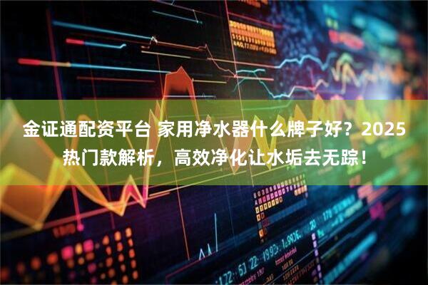 金证通配资平台 家用净水器什么牌子好？2025热门款解析，高效净化让水垢去无踪！
