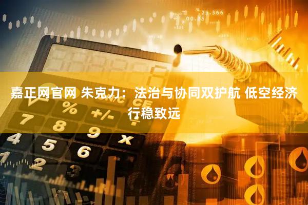 嘉正网官网 朱克力：法治与协同双护航 低空经济行稳致远